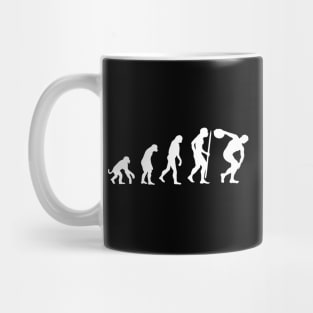 Evolution discus throw Discobolus discus thrower Mug